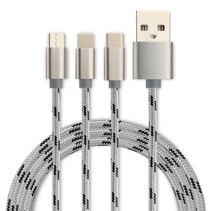 Three-in-one Mobile Phone Charging Cable