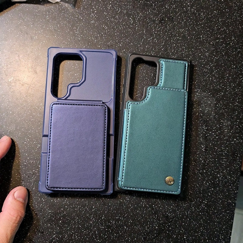 Can Be Inserted Card Put Card Change Card Package Creative Full Cover Drop-resistant Phone Case